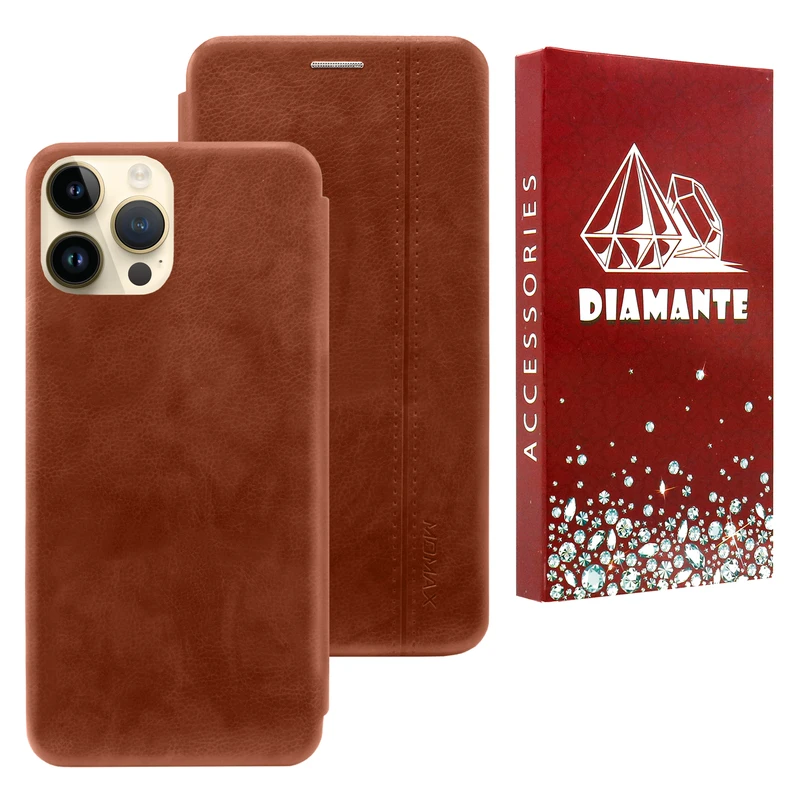 کیف کلاسوری دیامانته مدل Momi Rd مناسب برای گوشی موبایل اپل IPhone 14 Pro