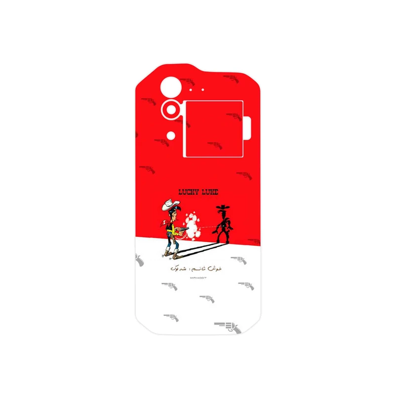 برچسب پوششی ماهوت مدل Lucky Luke مناسب برای گوشی موبایل کاترپیلار S60
