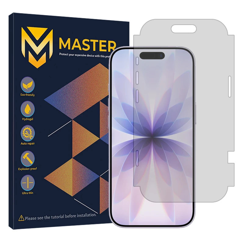 محافظ صفحه نمایش مات مستر مدل Resistant مناسب برای گوشی موبایل اپل iPhone 17