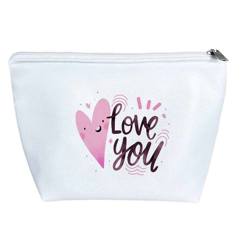 کیف لوازم آرایش دخترانه خندالو مدل عاشقانه کد 2628