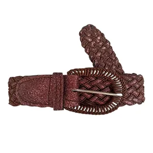 کمربند زنانه مدل بافت درشت طرح کنفی