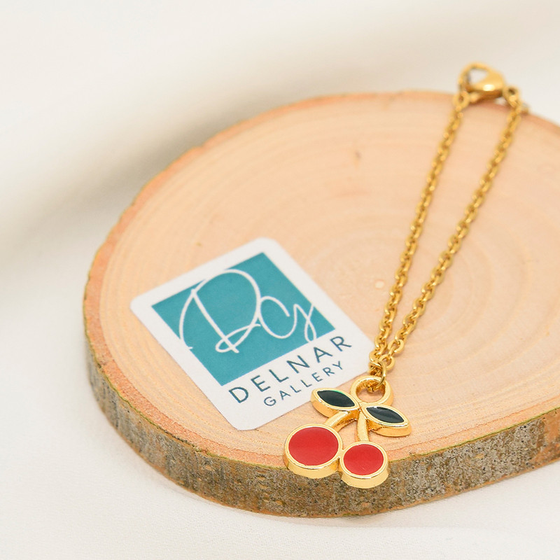 آویز ساعت زنانه دلنار گالری مدل گیلاس