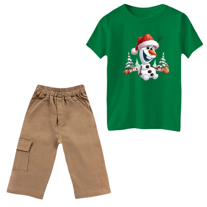 ست تی‌شرت و شلوارک پسرانه کد 6