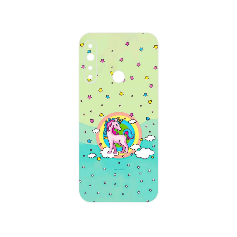 برچسب پوششی ماهوت مدل Rainbow unicorn adventure مناسب برای گوشی موبایل جی پلاس P10