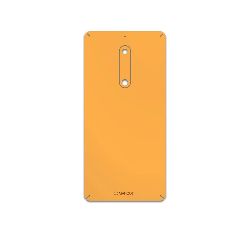 برچسب پوششی ماهوت مدل  Matte-Orange  مناسب برای گوشی موبایل نوکیا 5