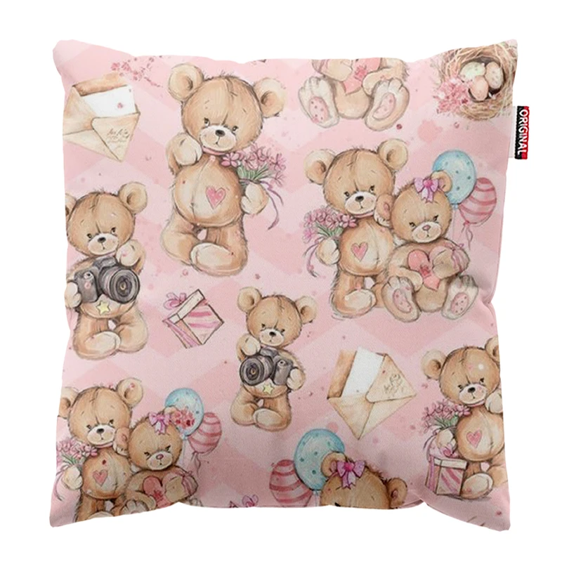 کوسن پاد آفرین طرح کارتونی بچگانه کد 4629 سایز 40*40 سانتی متر
