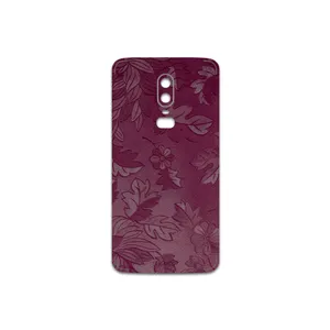 MAHOOT Red-Wildflower Cover Sticker for OnePlus 6