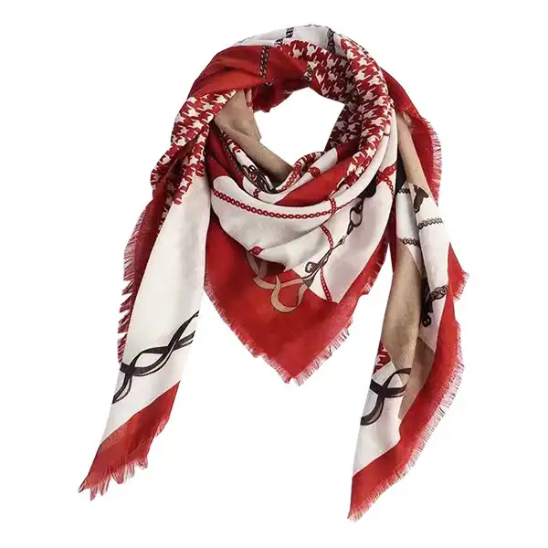 روسری زنانه مدل نخی قواره بزرگ کد QD1130