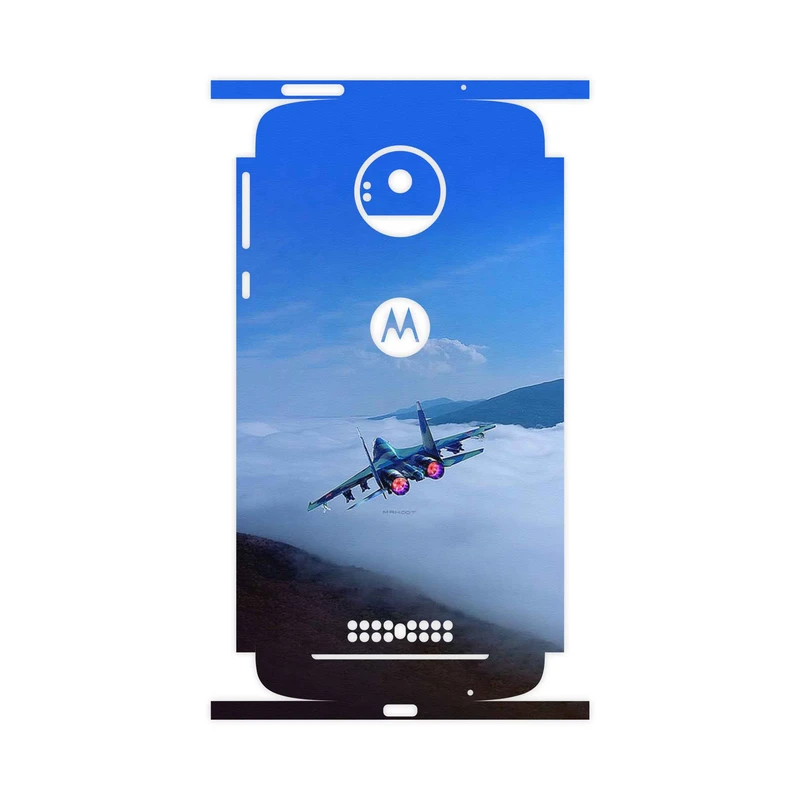 برچسب پوششی ماهوت مدل Fighter plane Su27-FullSkin مناسب برای گوشی موبایل موتورولا Moto Z