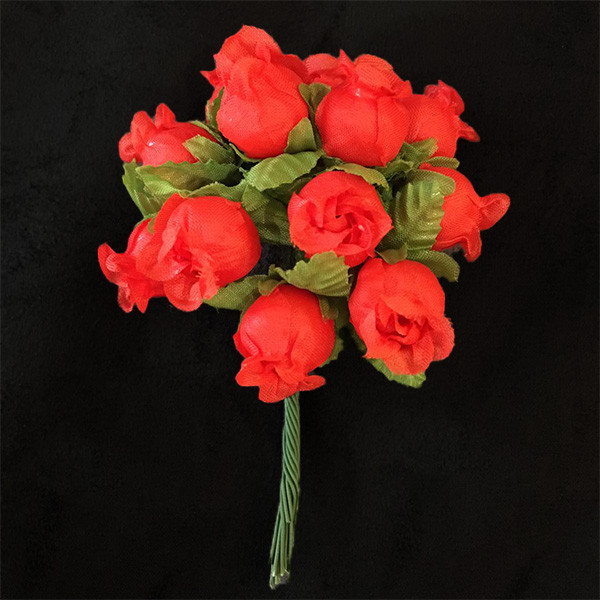 گل مصنوعی مدل غنچه پارچه‌ای کد 150