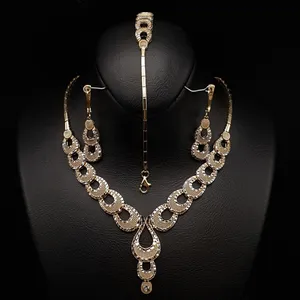 نیم ست طلا 18 عیار زنانه مدل 1ES345