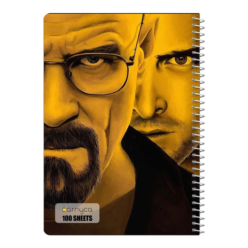 دفتر مشق 100 برگ سیمی کارنیکا طرح بریکینگ بد Breaking Bad کد 65102