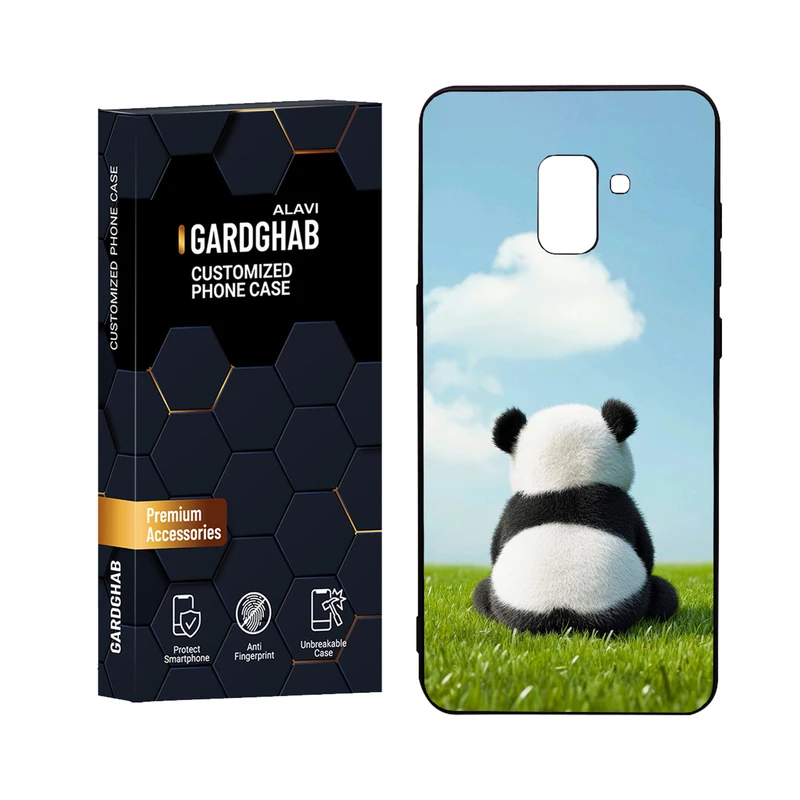 کاور گارد قاب علوی مدل Glass مناسب برای گوشی موبایل سامسونگ Galaxy A8 Plus