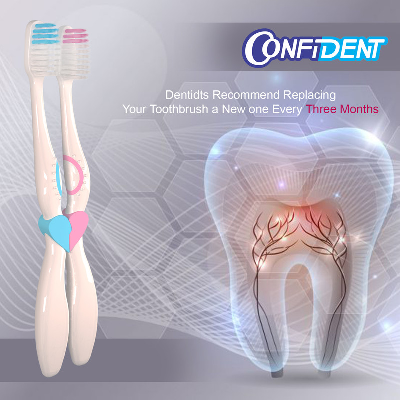 مسواک کانفیدنت مدل CT-Biform با برس نرم مجموعه 6 عددی مسواک کانفیدنت مدل CT-Biform با برس نرم مجموعه 6 عددی