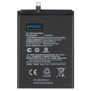 Epicoy Gorillomi BN61 EAS 6000mah capacity Phone Battery For Xiaomi Poco X3/ X3 NFC
