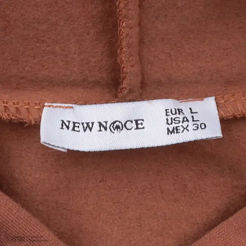 هودی زنانه نیونوس مدل 9494 رنگ قهوه‌ای