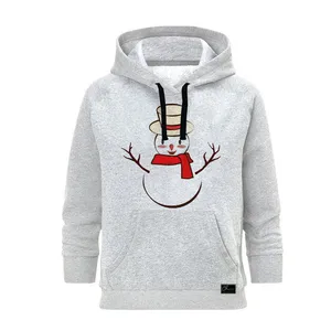 هودی زنانه مدل آدم برفی کد B151 رنگ طوسی