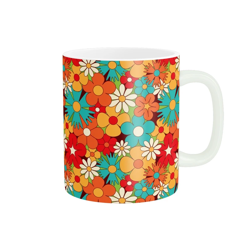 ماگ پاد آفرین طرح گل کد 2868