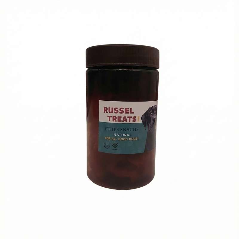 تشویقی سگ راسل مدل گردن طعم مرغ وزن 70 گرم