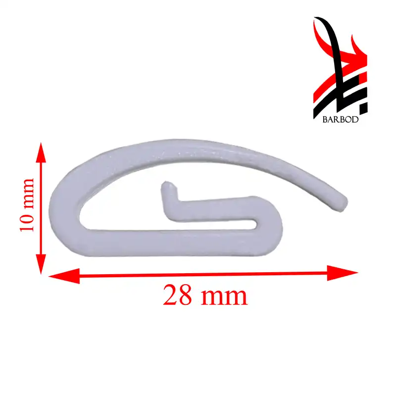 گیره پرده باربد مدل BB02 بسته 20 عددی