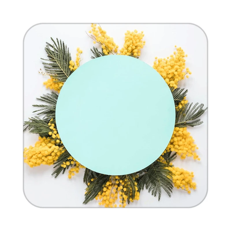 زیر لیوانی کاکتی طرح گل مدل mp17869