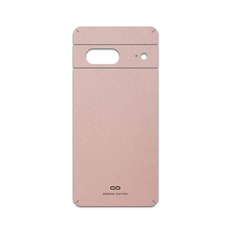 برچسب پوششی ماهوت مدل Rose-Gold-Leather مناسب برای گوشی موبایل گوگل Pixel 7
