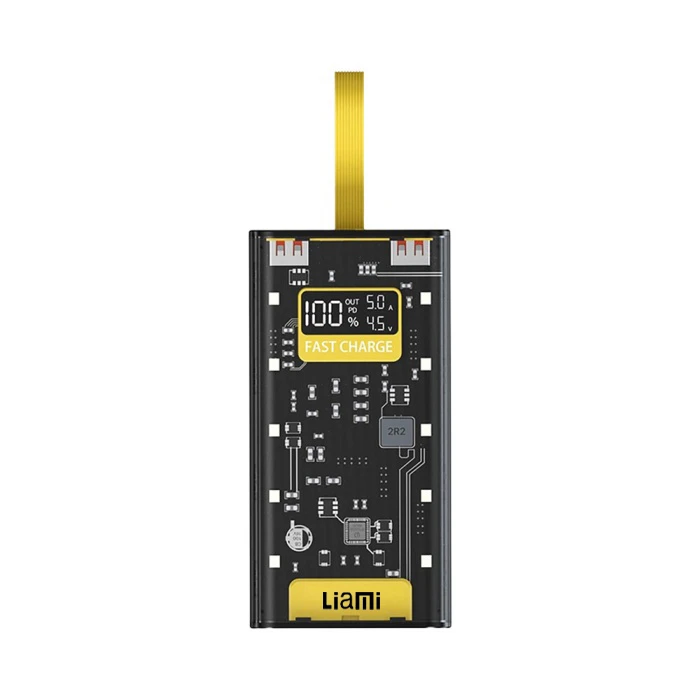 پاور بانک لیامی مدل LM-7011-22.5w ظرفیت 10000 میلی آمپر ساعت 