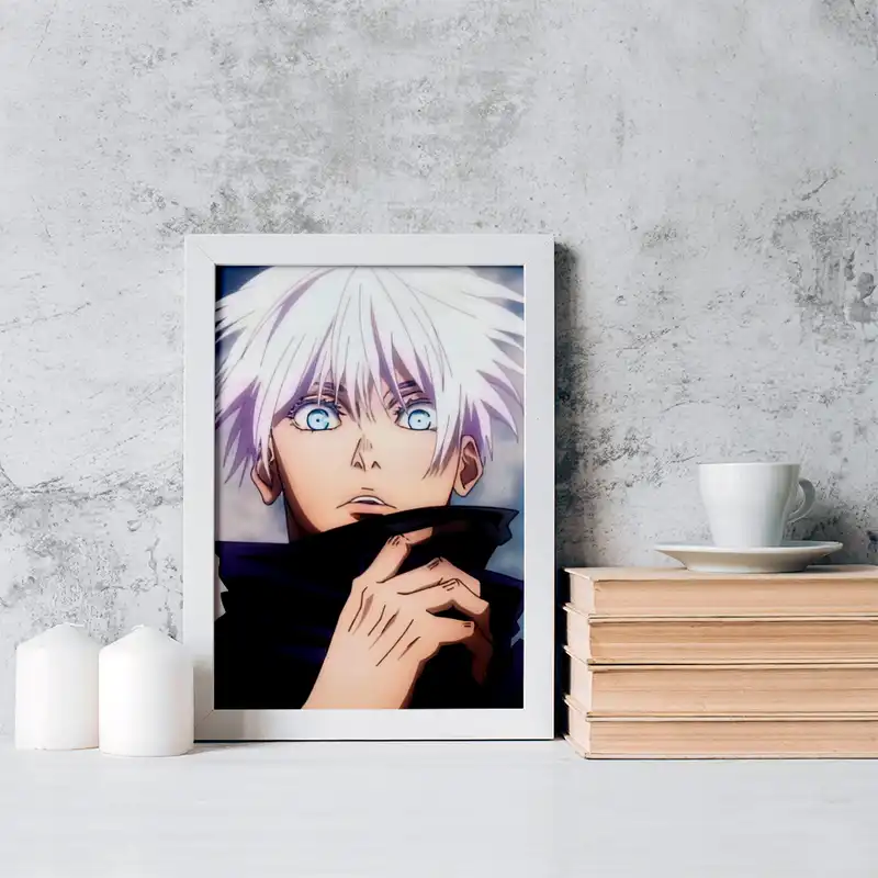 تابلو خندالو مدل گوجو ساتورو انیمه جوجوتسو کایزن کد 11106