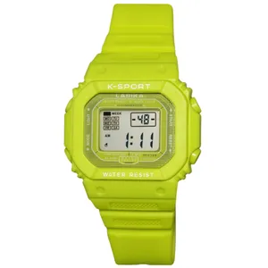 ساعت مچی دیجیتال لاسیکا مدل کوارتز تک زمانه بند پیو کرنومتر دار کد ۱