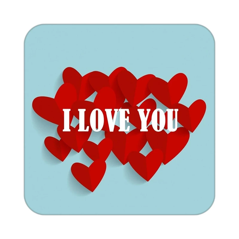 زیر لیوانی کاکتی طرح عاشقانه مدل mp40433