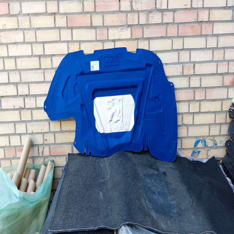 عایق درب موتور ایده پارت نیکان مدل آلومینیوم دار مناسب برای 206