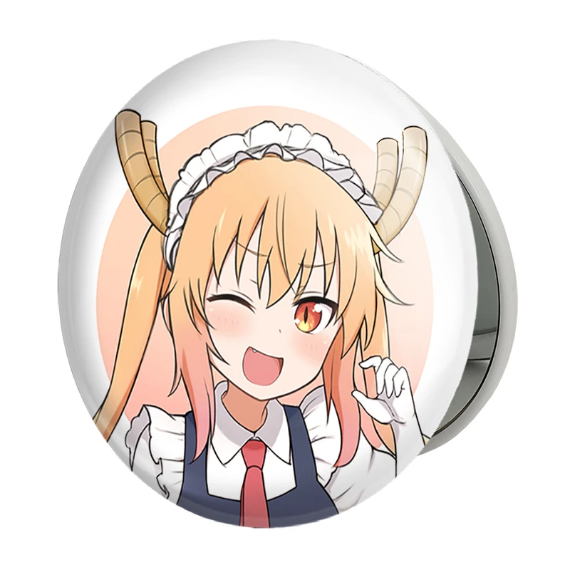 آینه جیبی خندالو طرح توهرو انیمه اژدهای خدمتکار کوبایاشی مدل تاشو کد 36272