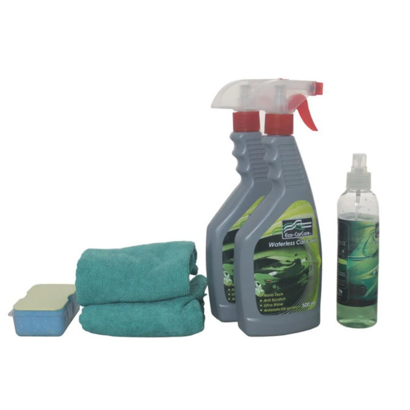 كارواش بدون آب خودرو كاركر مدل نانو حجم 1300 میلی لیتر مجموعه 6 عددی