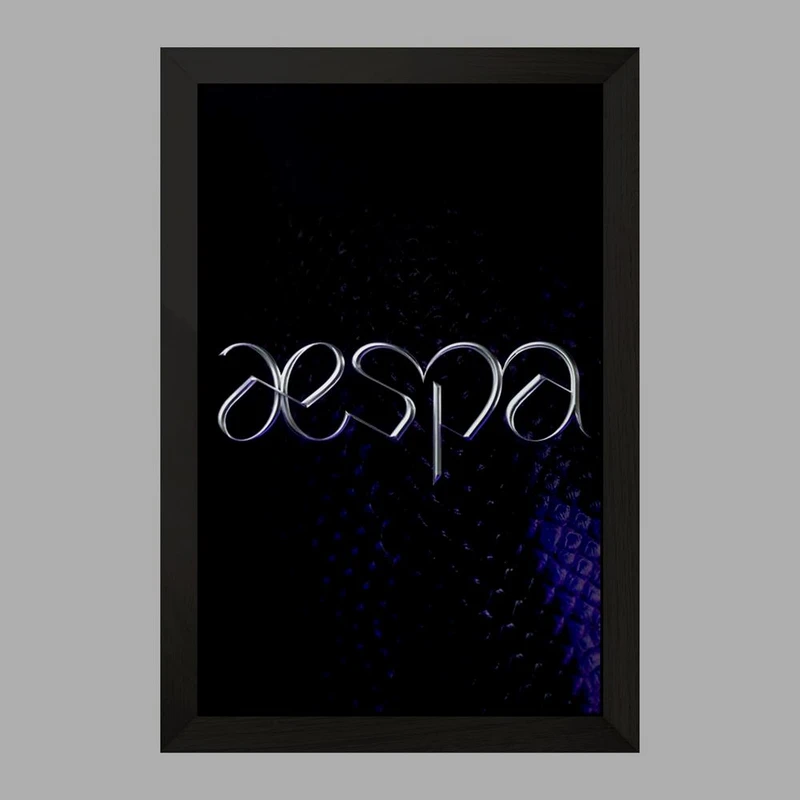 تابلو خندالو مدل گروه آسپا Aespa  کد 12473