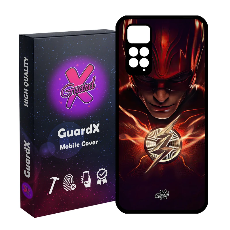 کاور گارد ایکس طرح فلش مدل Glass10599مناسب برای گوشی موبایل شیائومی Redmi Note 11S/ Note 11 4G
