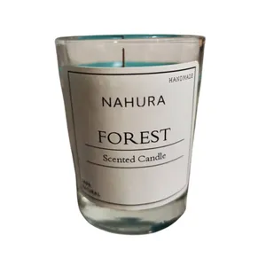 شمع لیوانی معطر مدل D004 با رایحه جنگل زمان اتمام 10 ساعت