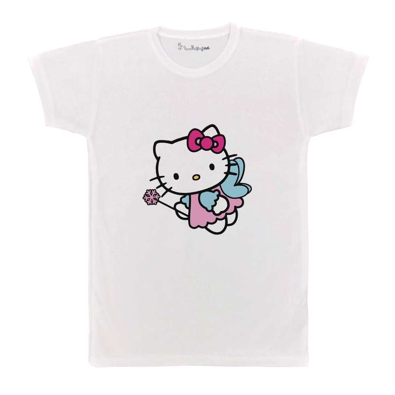 تی شرت بچگانه پرمانه طرح Kitty کد pmt.2453