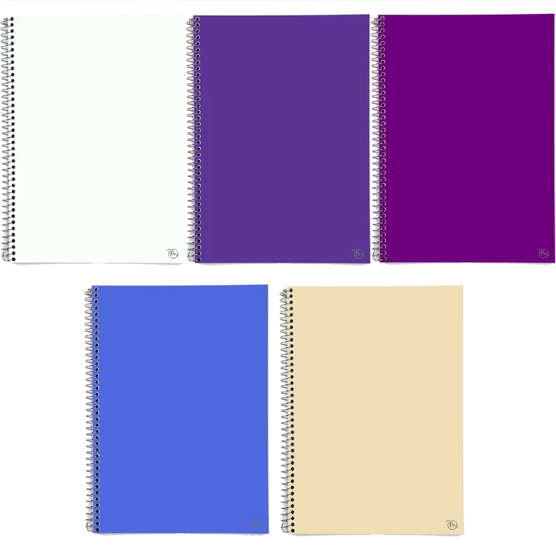 دفتر مشق 50 برگ مدوپد طرح ساده کد BD10066 مجموعه 5 عددی