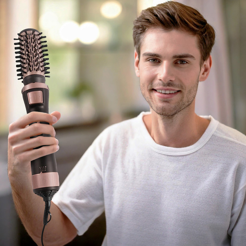 سشوار برسدار چرخشی حرفهای دی اس پی مدل 50063A، موتور DC با توان مصرفی 1000 وات، دارای قابلیت باد سرد، سیم گردان، با حالت فرکننده، حجمدهنده و صافکننده، وزن 500 گرم، تنظیم حرارت 2 حالته و کنترل سرعت 3 حالته، به همراه 5 عدد سری متمرکزکننده سشوار برسدار چرخشی حرفهای دی اس پی مدل 50063A، موتور DC با توان مصرفی 1000 وات، دارای قابلیت باد سرد، سیم گردان، با حالت فرکننده، حجمدهنده و صافکننده، وزن 500 گرم، تنظیم حرارت 2 حالته و کنترل سرعت 3 حالته، به همراه 5 عدد سری متمرکزکننده