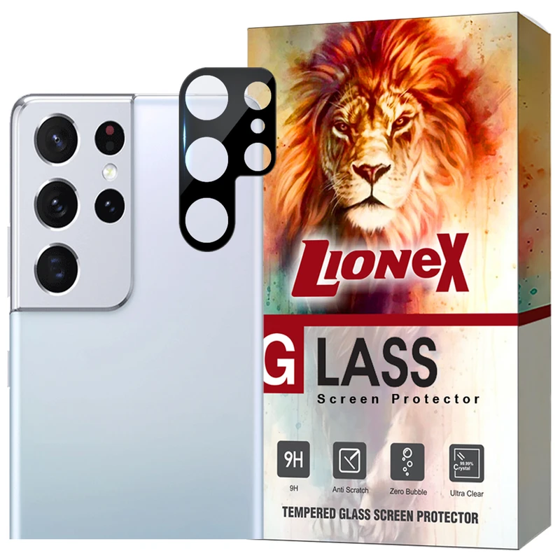 محافظ لنز دوربین  لایونکس مدل LFUL20 مناسب برای گوشی موبایل سامسونگ Galaxy S21 Ultra 5G