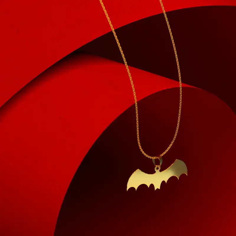 گردنبند طلا 18 عیار زنانه مدوپد مدل هالووین کد G3-1-1028