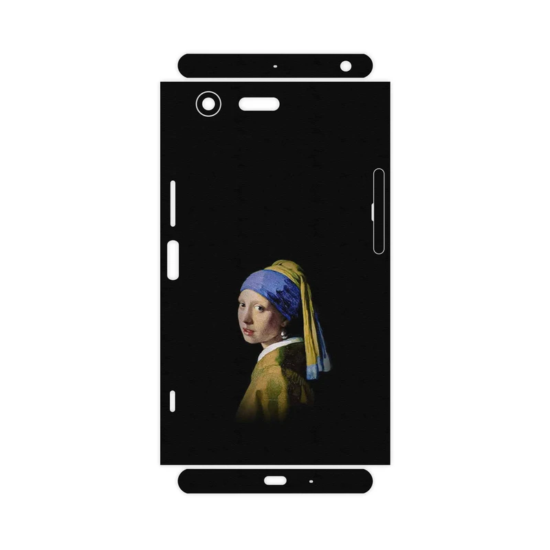 برچسب پوششی ماهوت مدل Girl with a Pearl Earring of Vermeer-FullSkin مناسب برای گوشی موبایل سونی Xperia XZ Premium