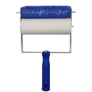غلتک نقاشی طرح دار کد EG051  به همراه فوم سایز 7 اینچ 