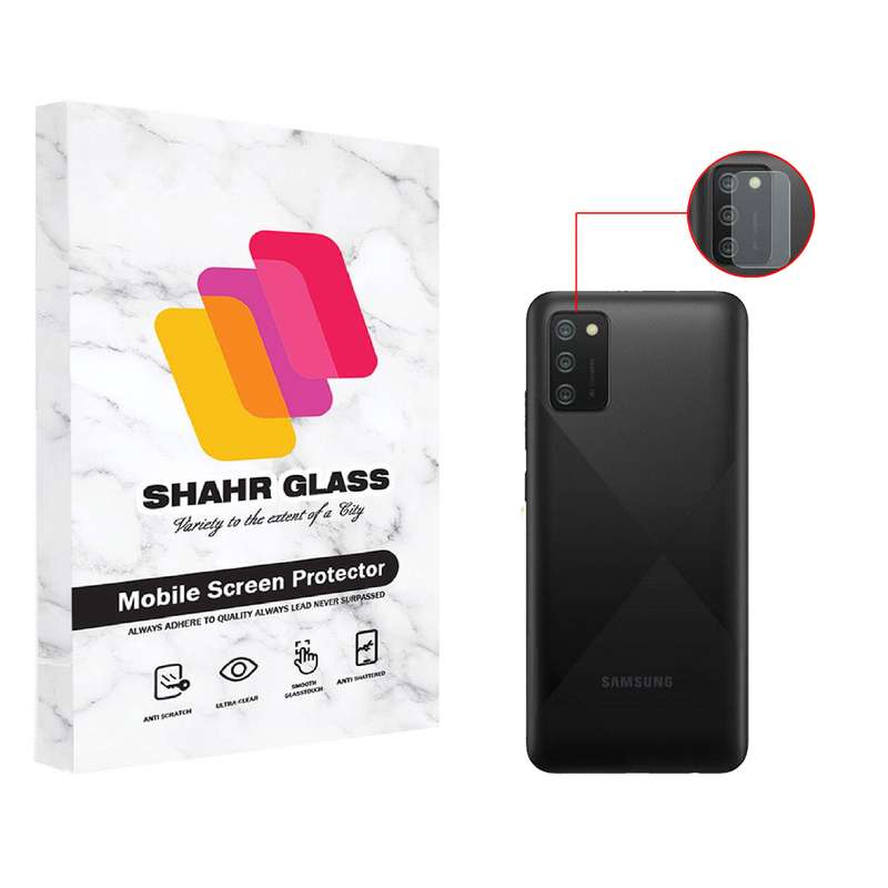  محافظ لنز دوربین شهر گلس مدل UTF مناسب برای گوشی موبایل سامسونگ Galaxy A02s