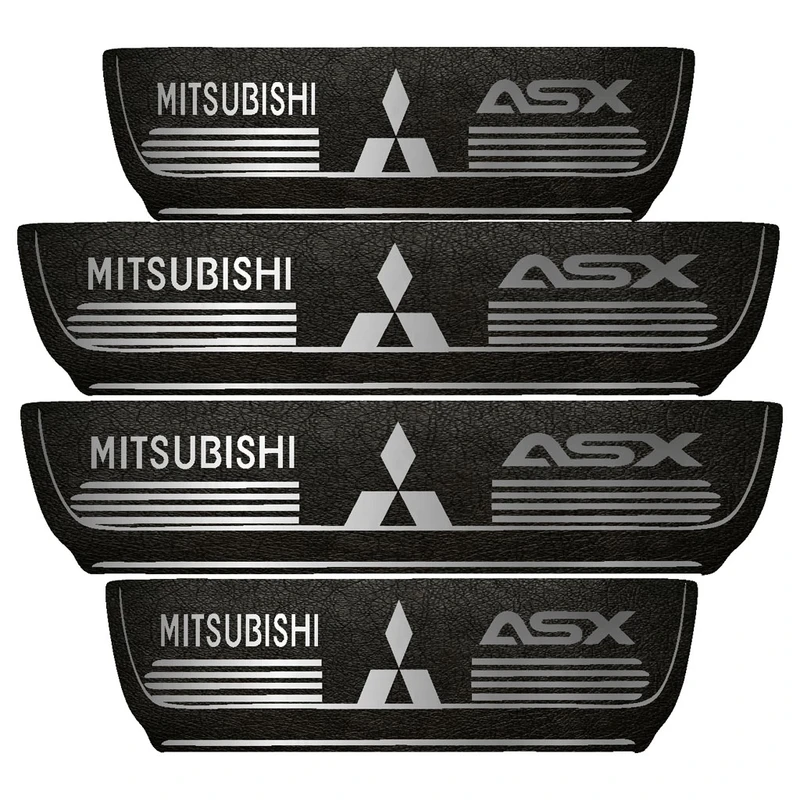 برچسب پارکابی خودرو مهدیار طرح چرم کد PKA1005 مناسب برای MITSUBISHI ASXبسته 4 عددی