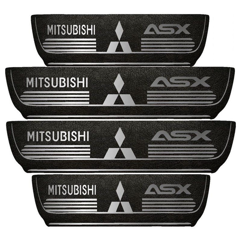 برچسب پارکابی خودرو مهدیار طرح چرم کد PKA1005 مناسب برای MITSUBISHI ASXبسته 4 عددی