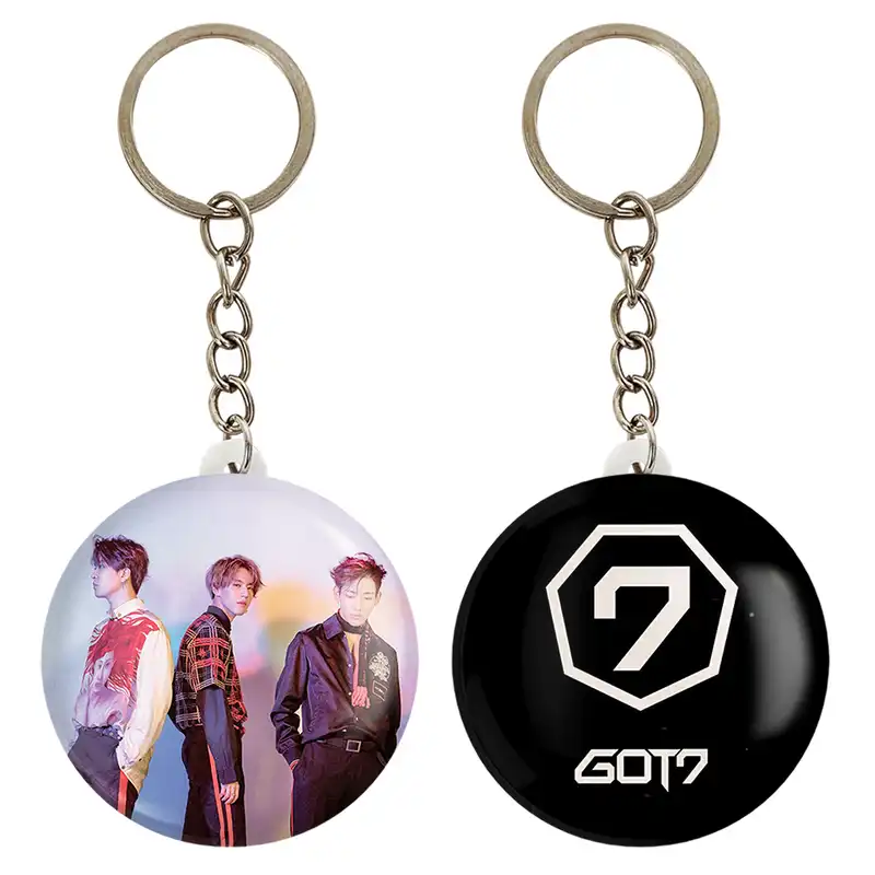 جاکلیدی خندالو مدل گروه گات سون GOT7 کد 2103121037 مجموعه 2 عددی