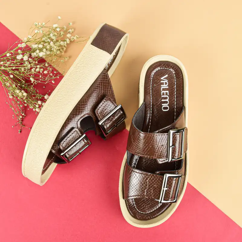 دمپایی زنانه والمو مدل نابارا کد BR.2933