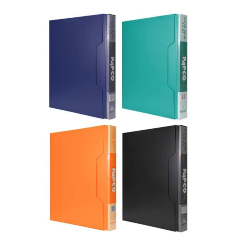 کلربوک ۶۰ برگ پاپکو مدل قابدار بسته ۴ عددی