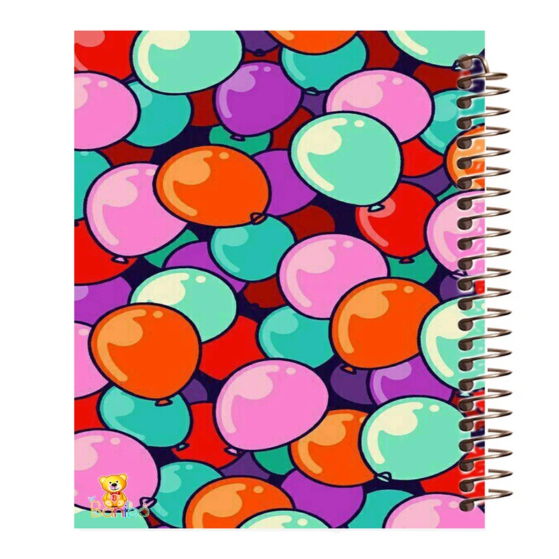 دفتر مشق 100 برگ بانیبو طرح بادکنک ها  کد 858